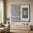 Silent Geometry Diptych #TX686