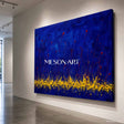 Crimson Sparks on Azure #AEA079