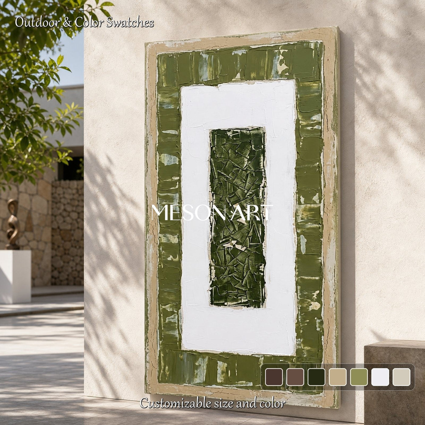 Verdant Geometric Silence #TX676