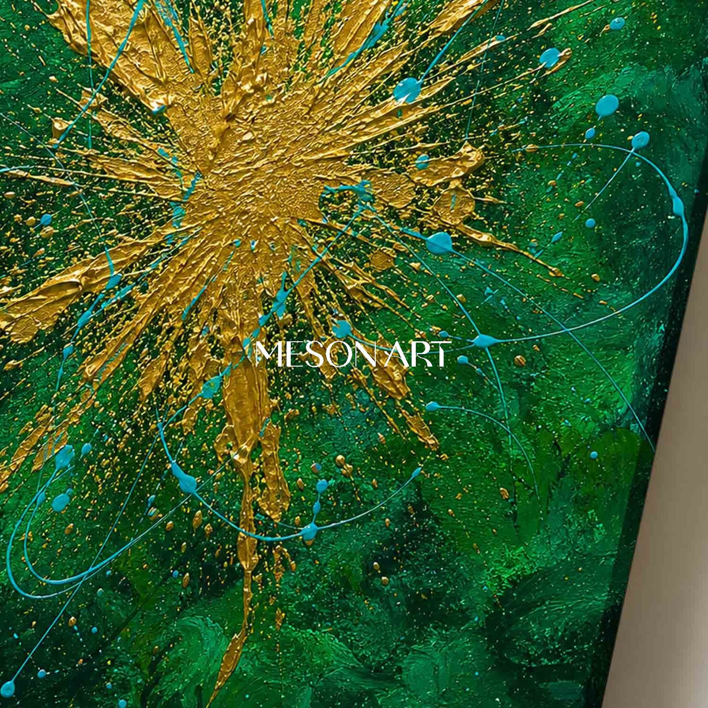 Emerald Gold Burst #AEA081
