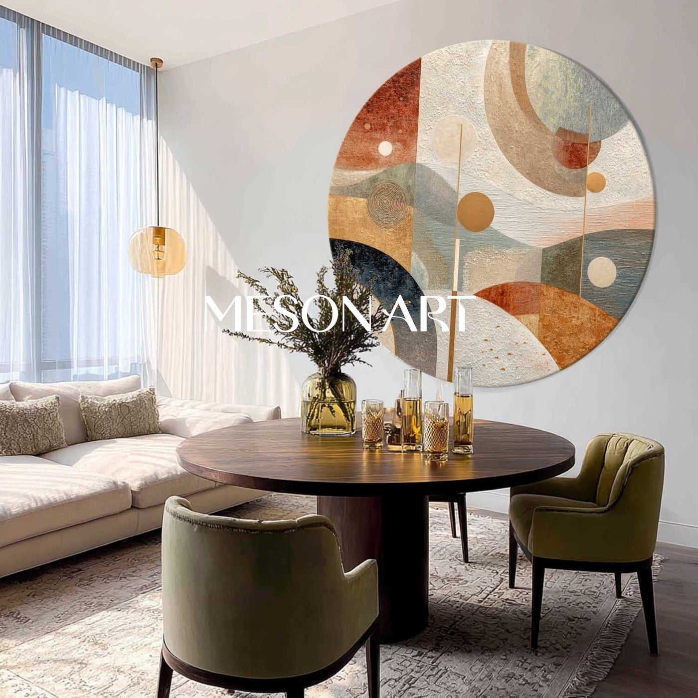 Round Wall Art #RWA025