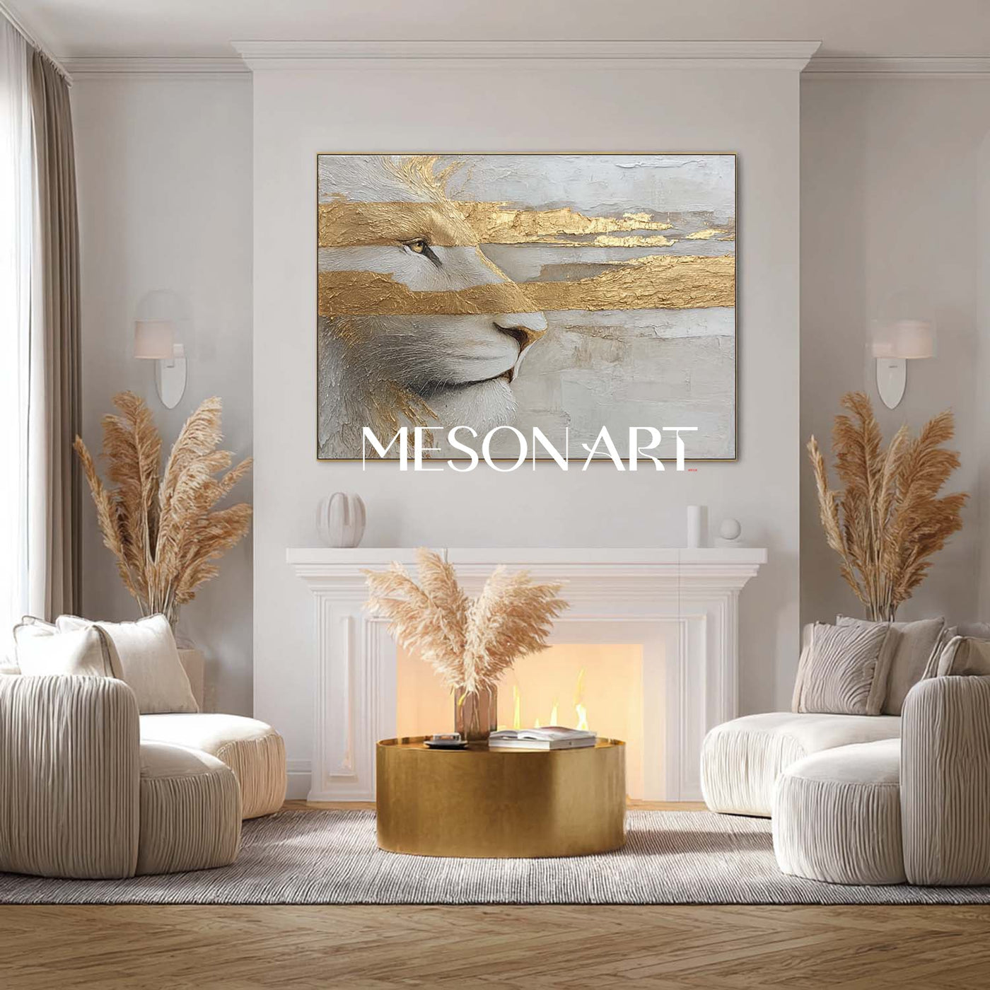 Gaze Through Golden Fissures #SA024