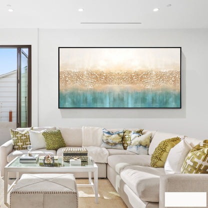 Abstract Teal Art