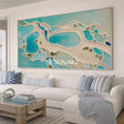 Turquoise Lagoon Map #CSQ139