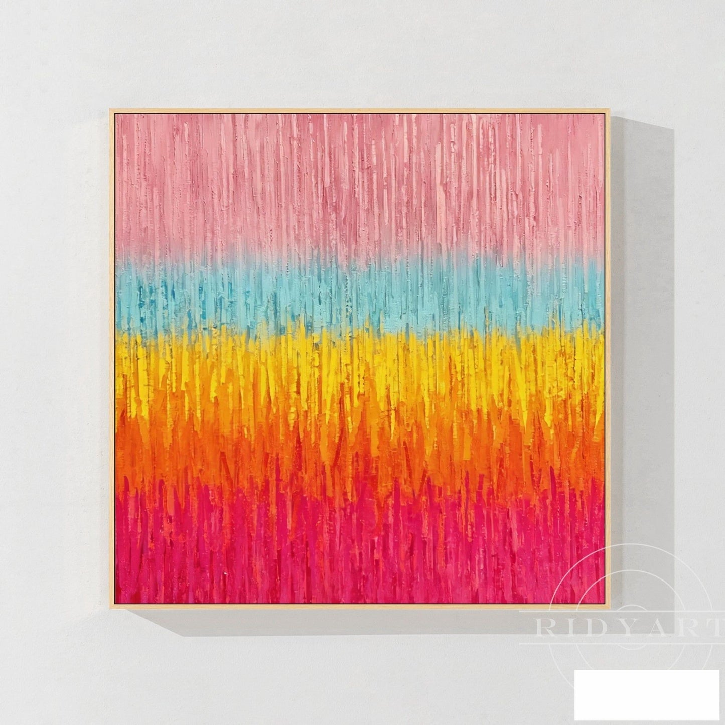 Pink Abstract wall art BA0952