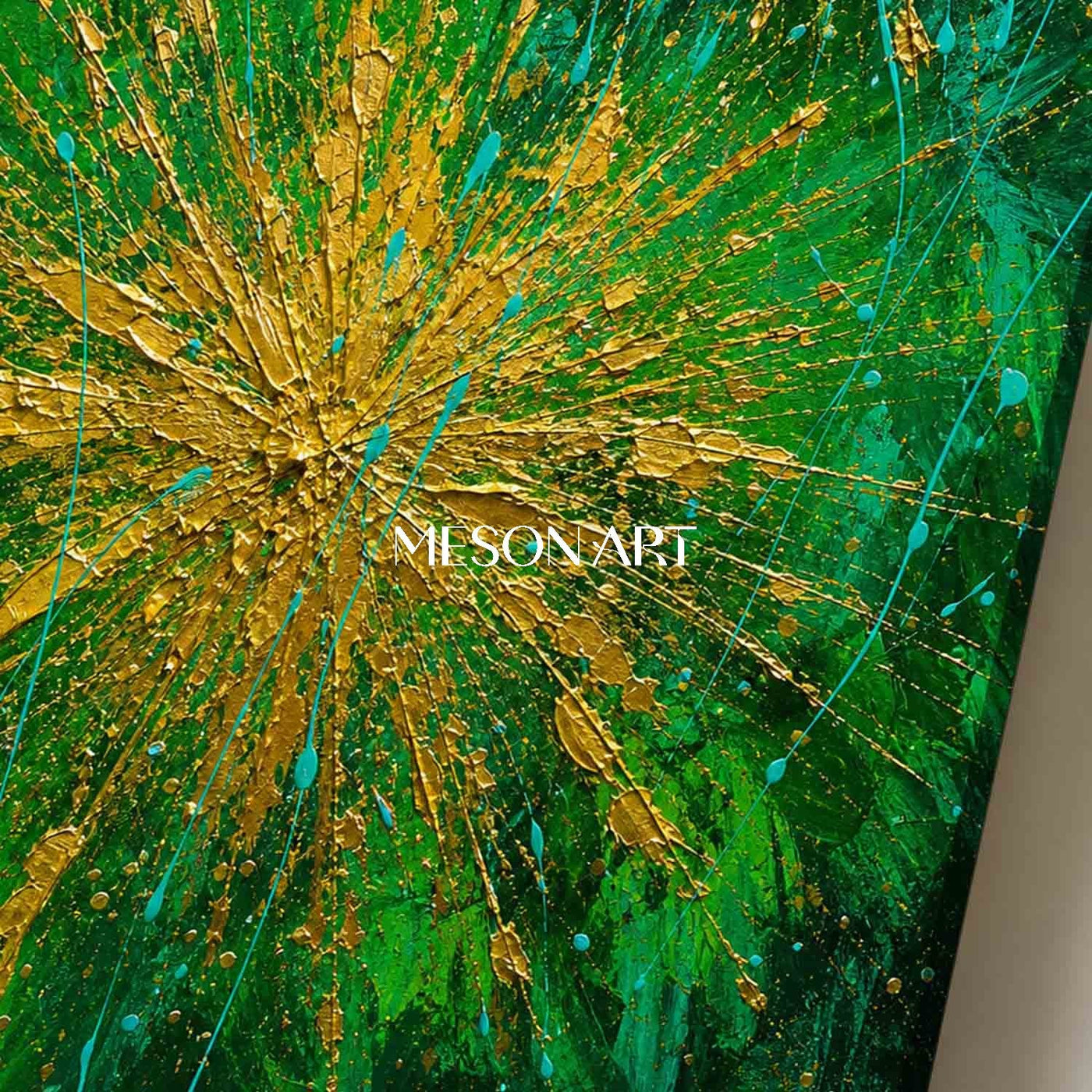 Emerald Golden Burst #AEA082