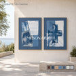 Azure Geometric Silence #TX701