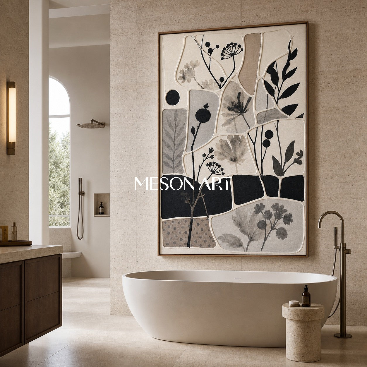 Silent Botanical Mosaic #CSQ151