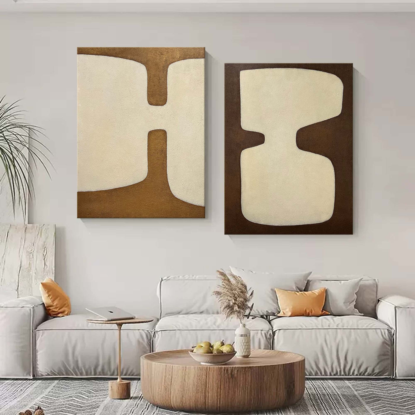 Abstract Painting Set Of 2 #SP132