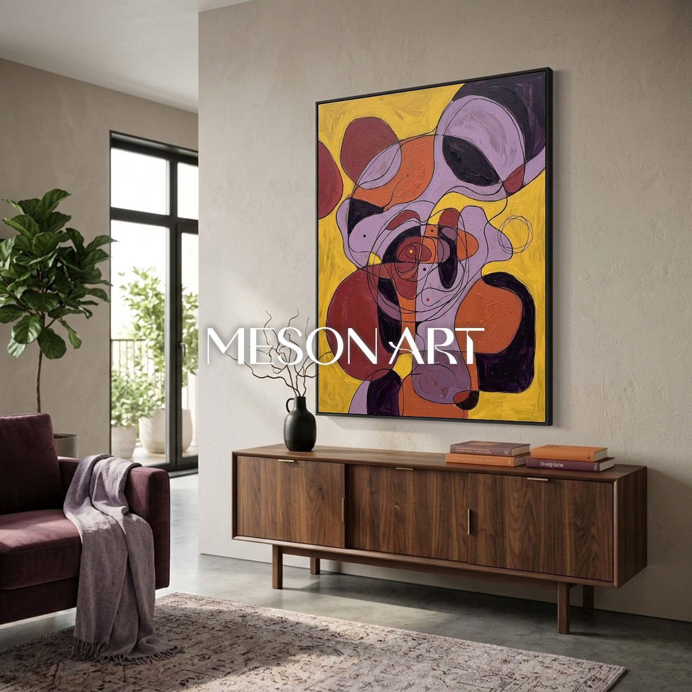 Vibrant Geometric Harmony #LLC036