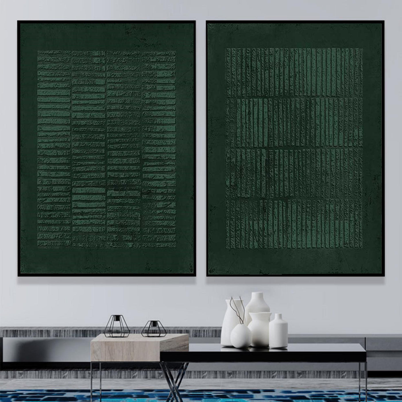 Abstract Painting Set Of 2 #SP063