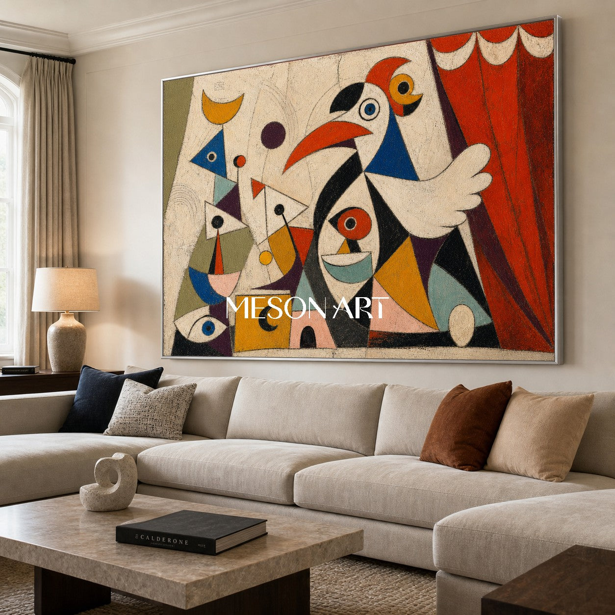 Avian Cubist Reverie #CSQ083