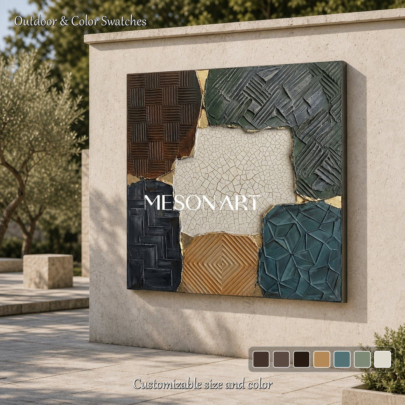 Gilded Earth Mosaic #TX665