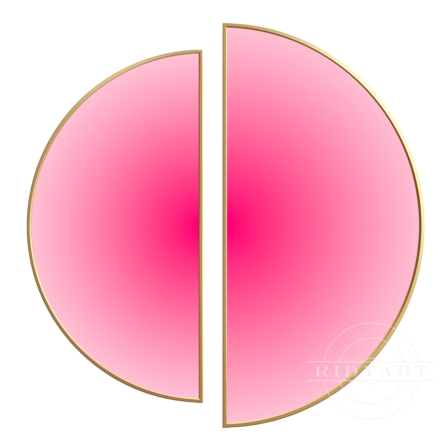 Gradient Pink Wall Art_0422