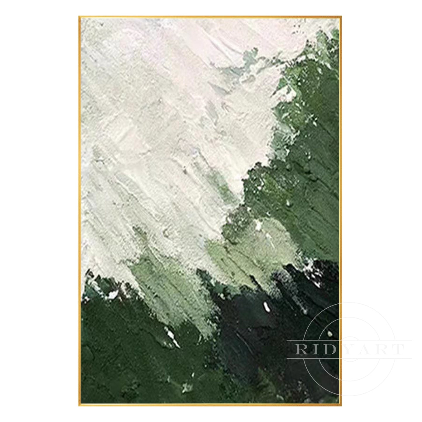Abstract Green Wall art