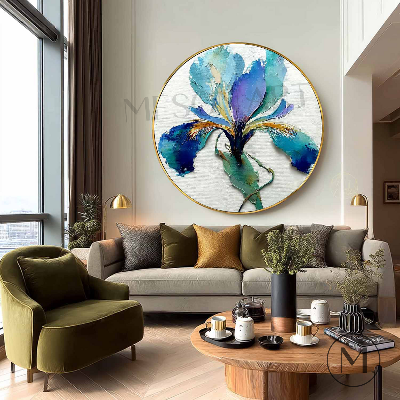 Round Wall Art #RWA004