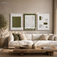 Olive Silence Triptych #TX703
