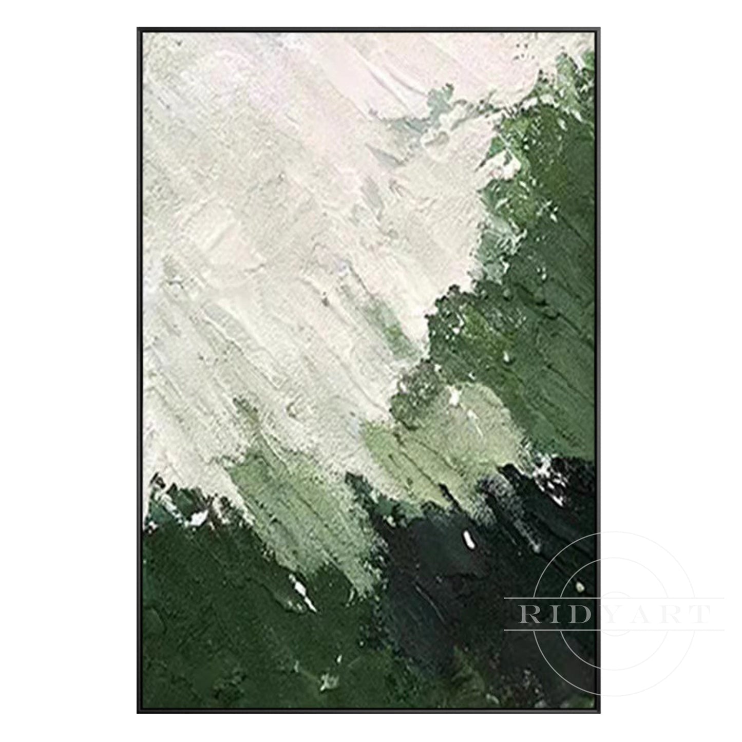 Abstract Green Wall art