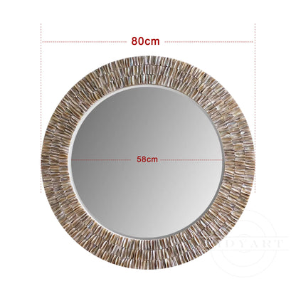Round shells Mirror decor