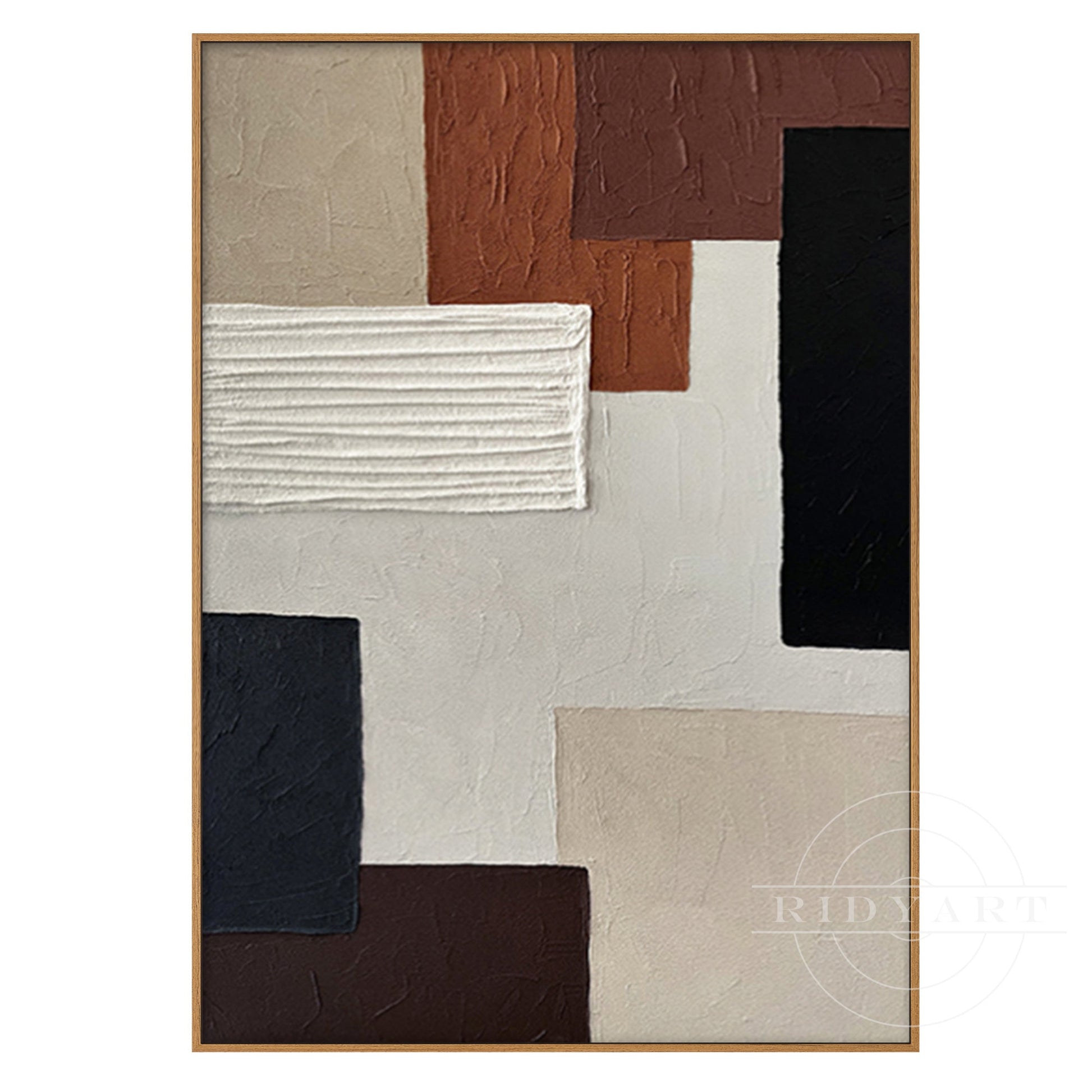 Abstract Brown Wall art_Baus01