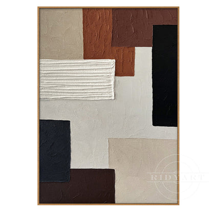 Abstract Brown Wall art_Baus01