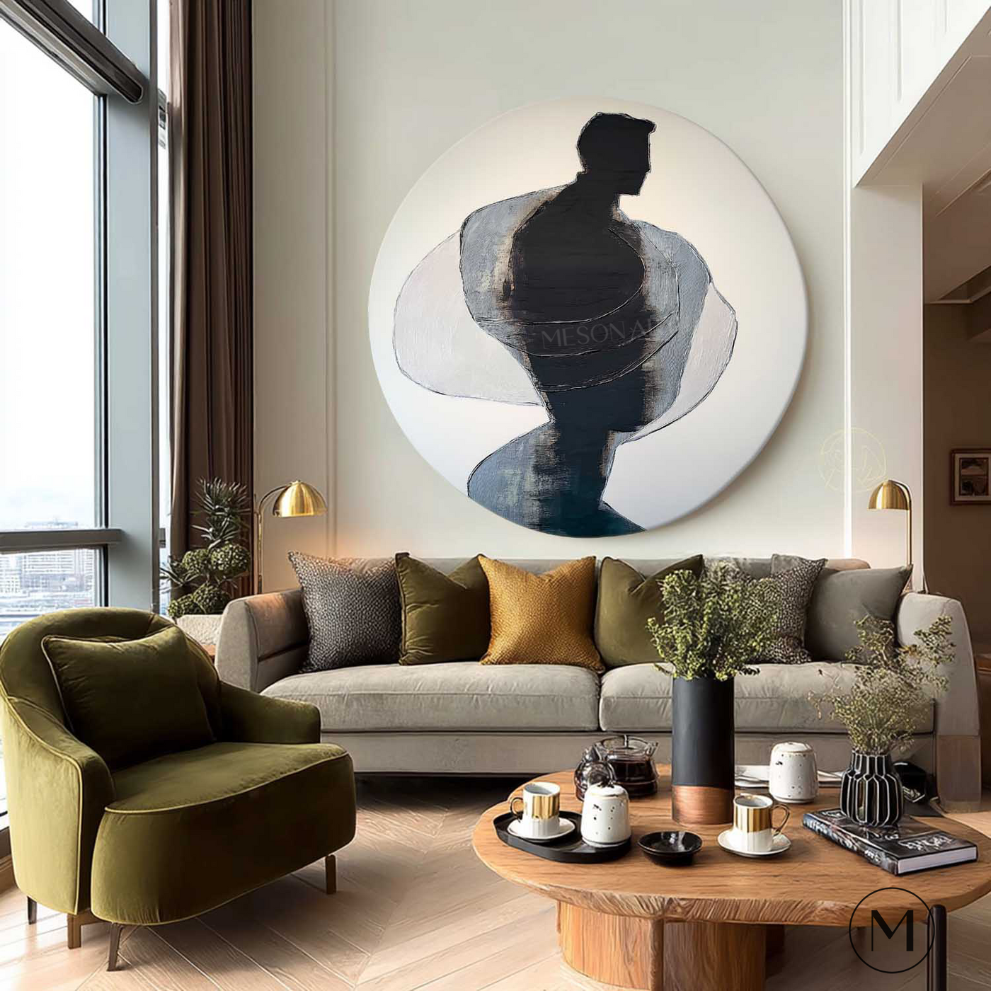Round Wall Art #RWA017