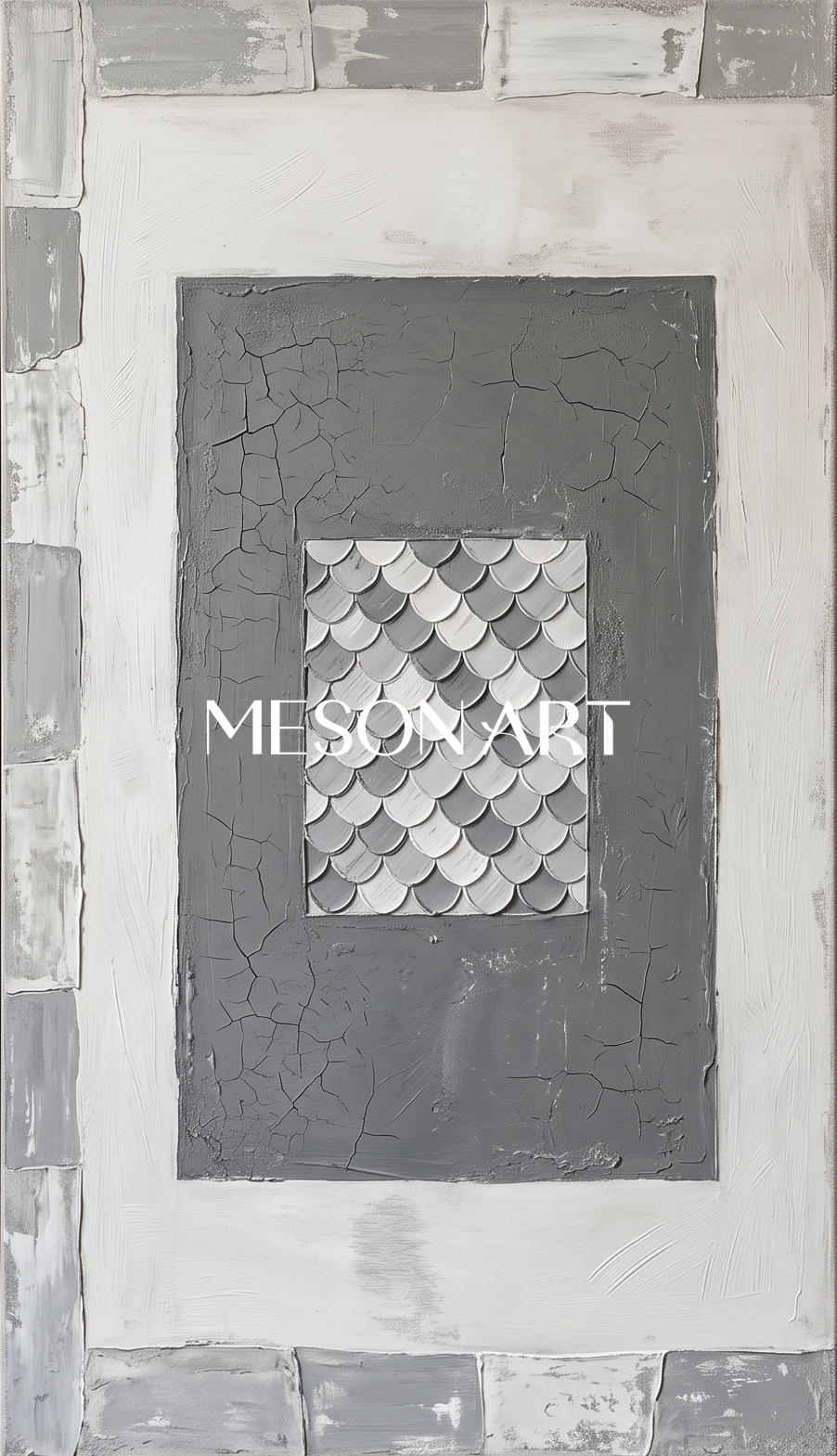 Silent Geometry Diptych #TX686