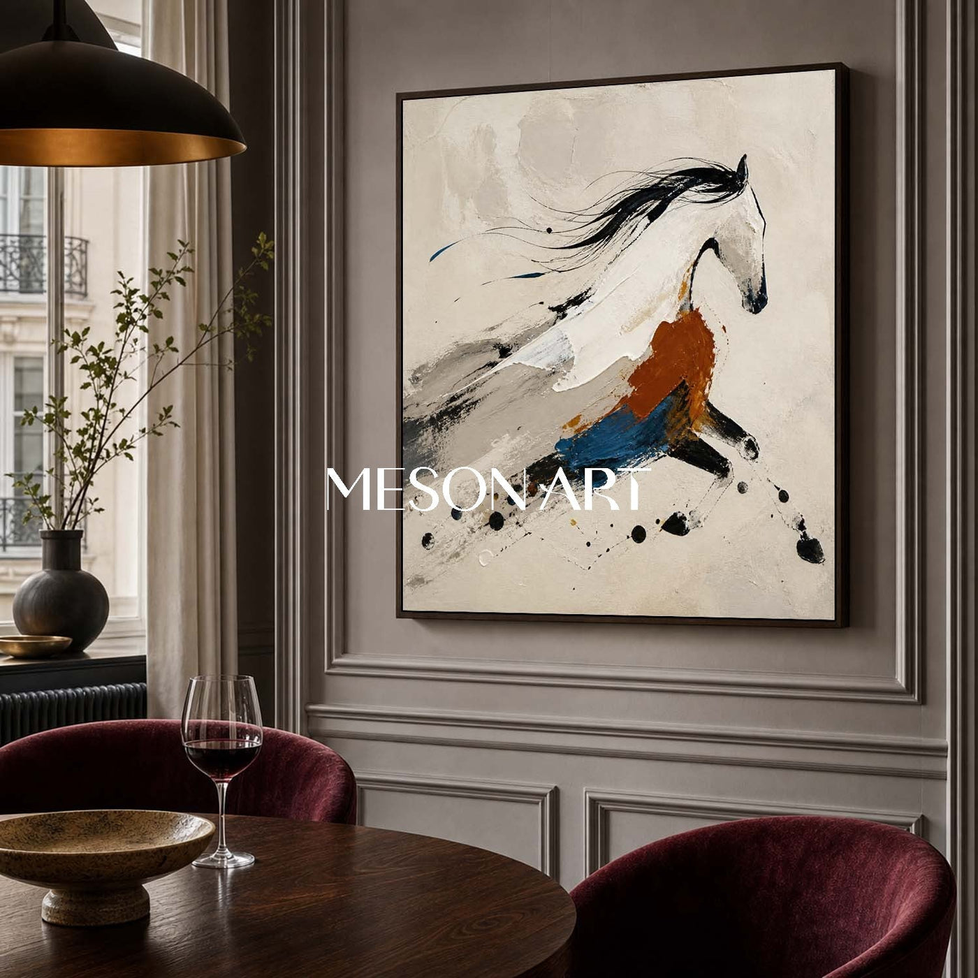 Galloping Spirit Abstract #MA282