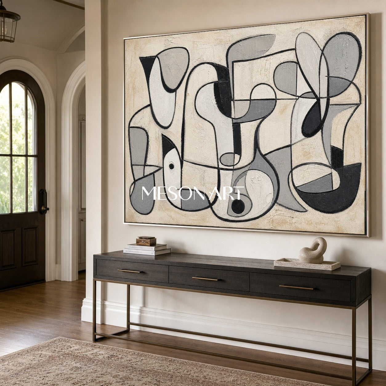 Cubist Harmony In Beige #CSQ081