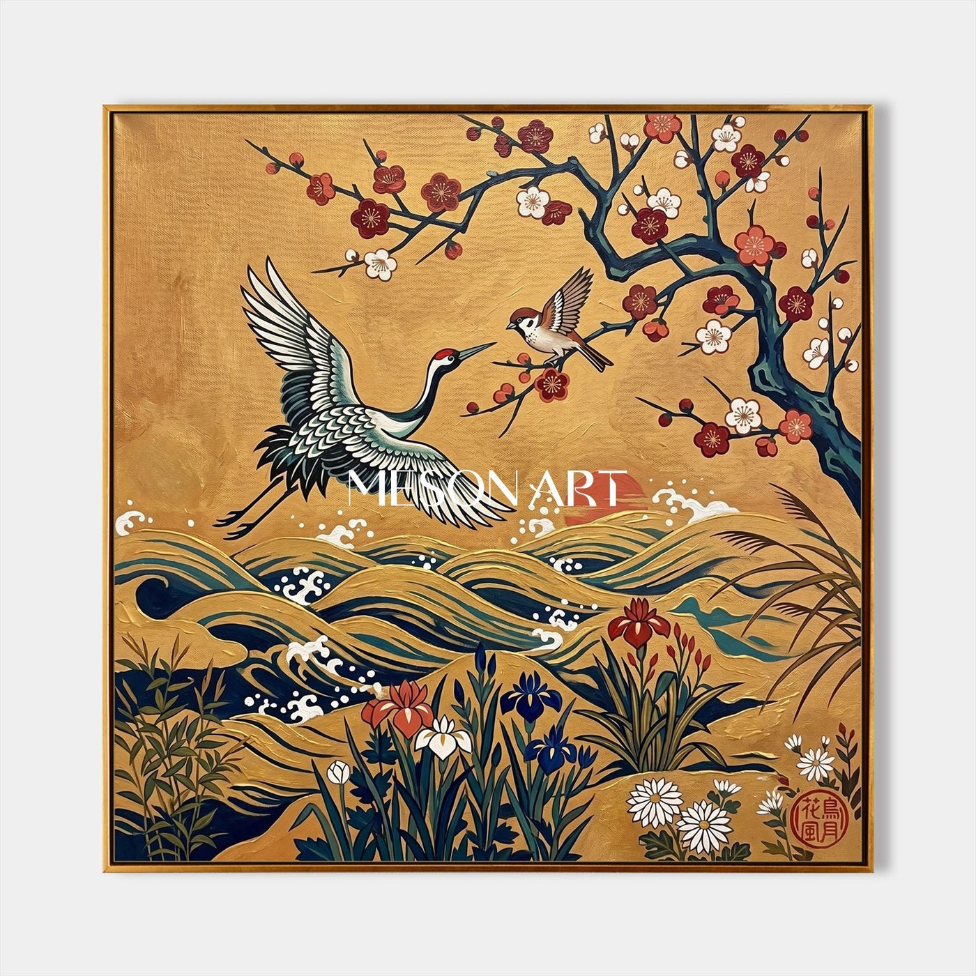 Golden Crane Serenity #UK050
