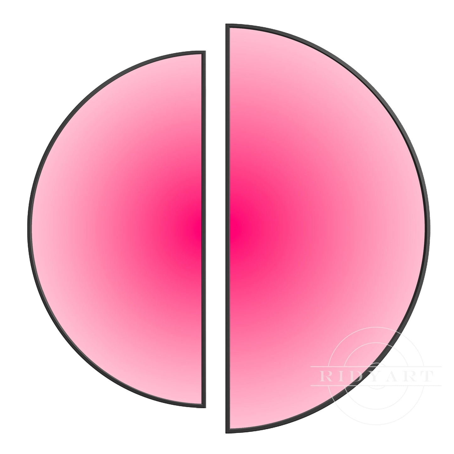 Gradient Pink Wall Art_0422