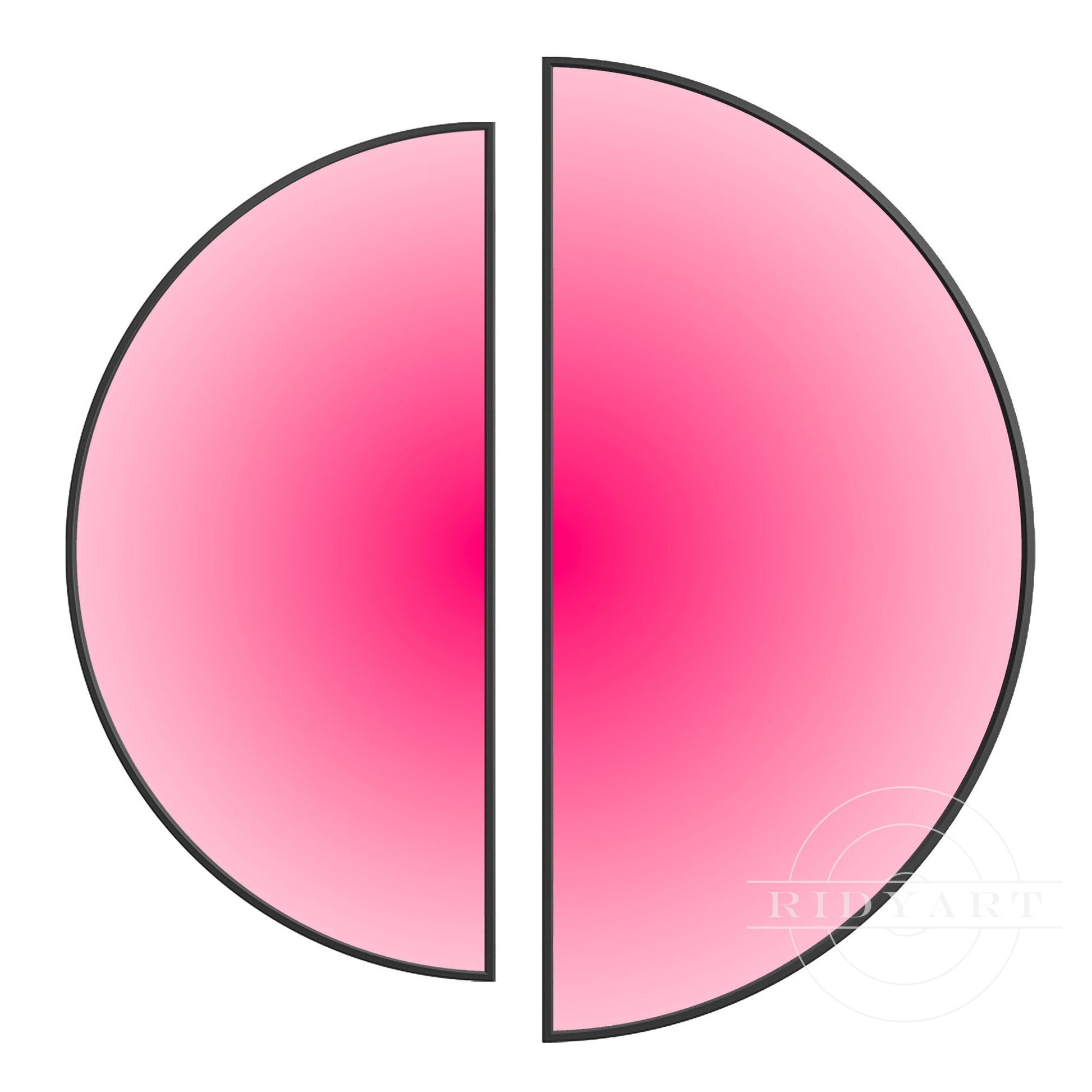 Gradient Pink Wall Art_0422