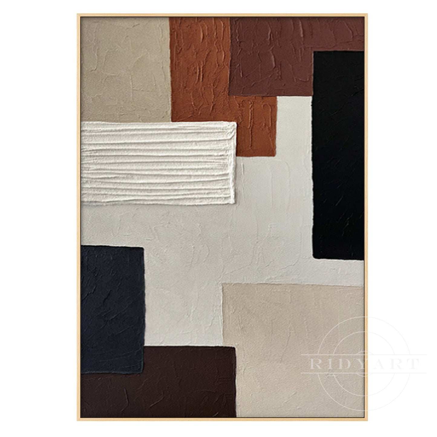 Abstract Brown Wall art_Baus01