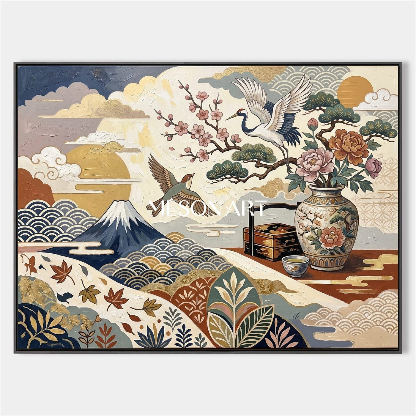Golden Crane Serenity #UK034