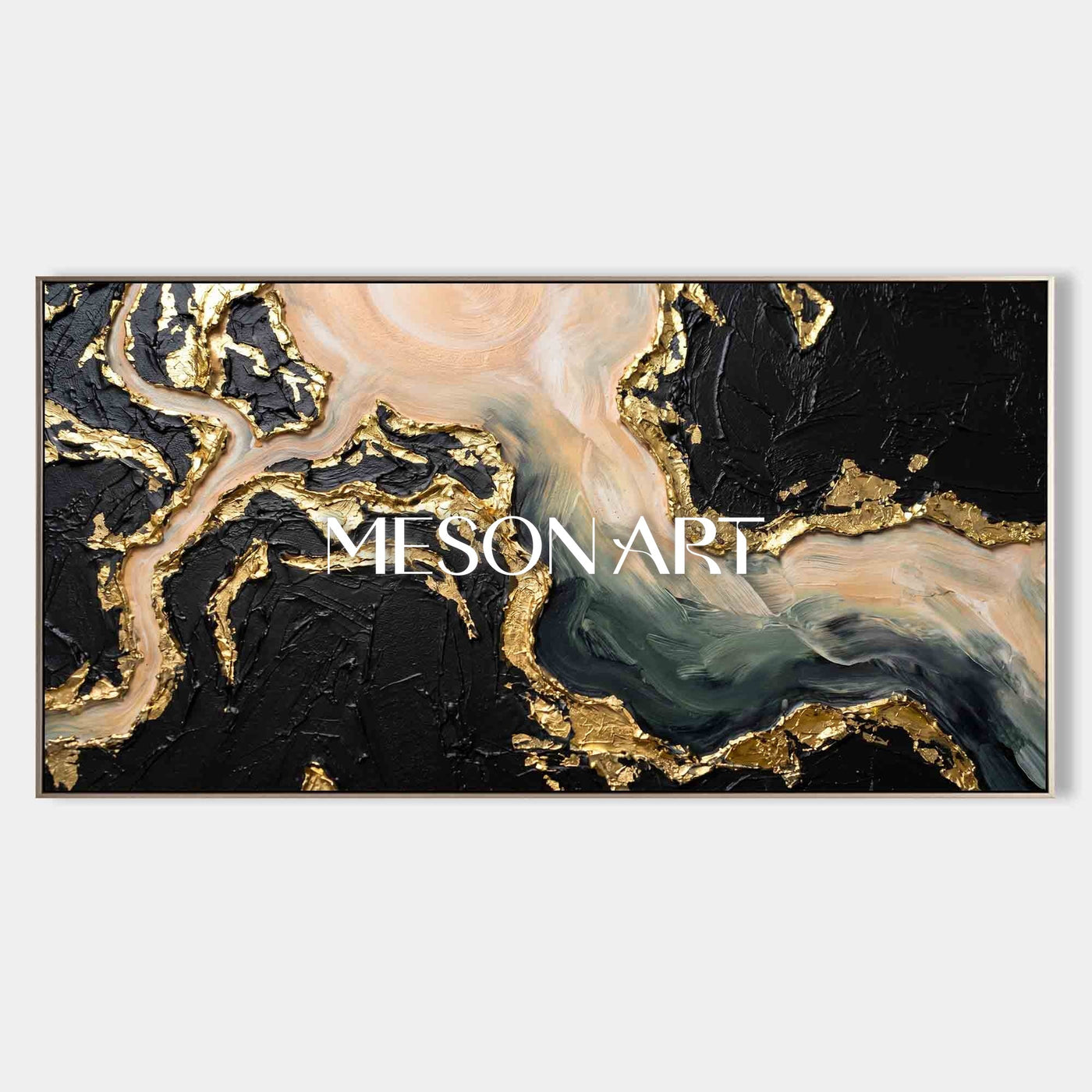 Gilded Tides Abstract #LLC066