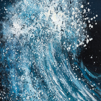 Abstract Textured surfing art