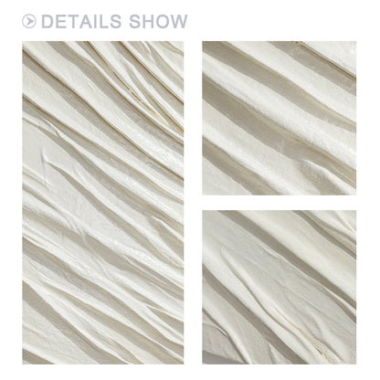 White Textured Minimalist Wall Art