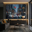 Neon Rain Reflections #LLC085