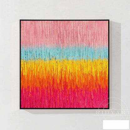 Pink Abstract wall art BA0952
