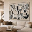Cubist Harmony In Beige #CSQ081