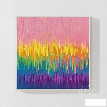 Pink Abstract wall art BA0954