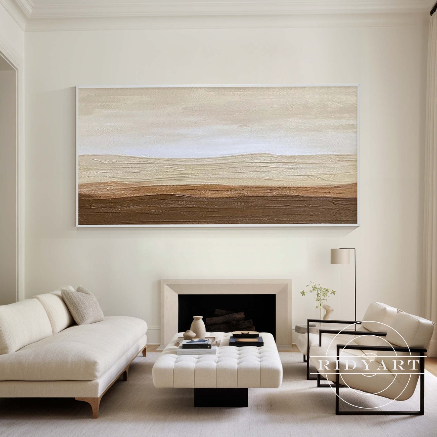 Abstact Brown Wall Art
