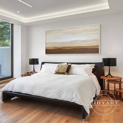 Abstact Brown Wall Art