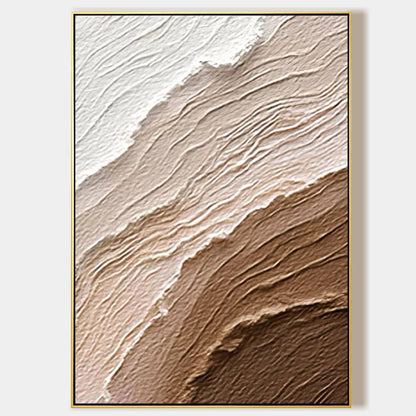 Minimal Coffee Palette Earthy Tones Abstract Painting