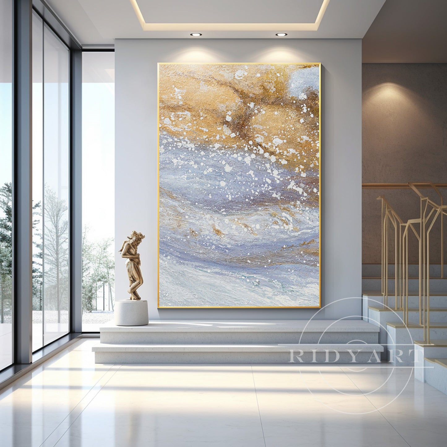 Abstract Beach Wall Art