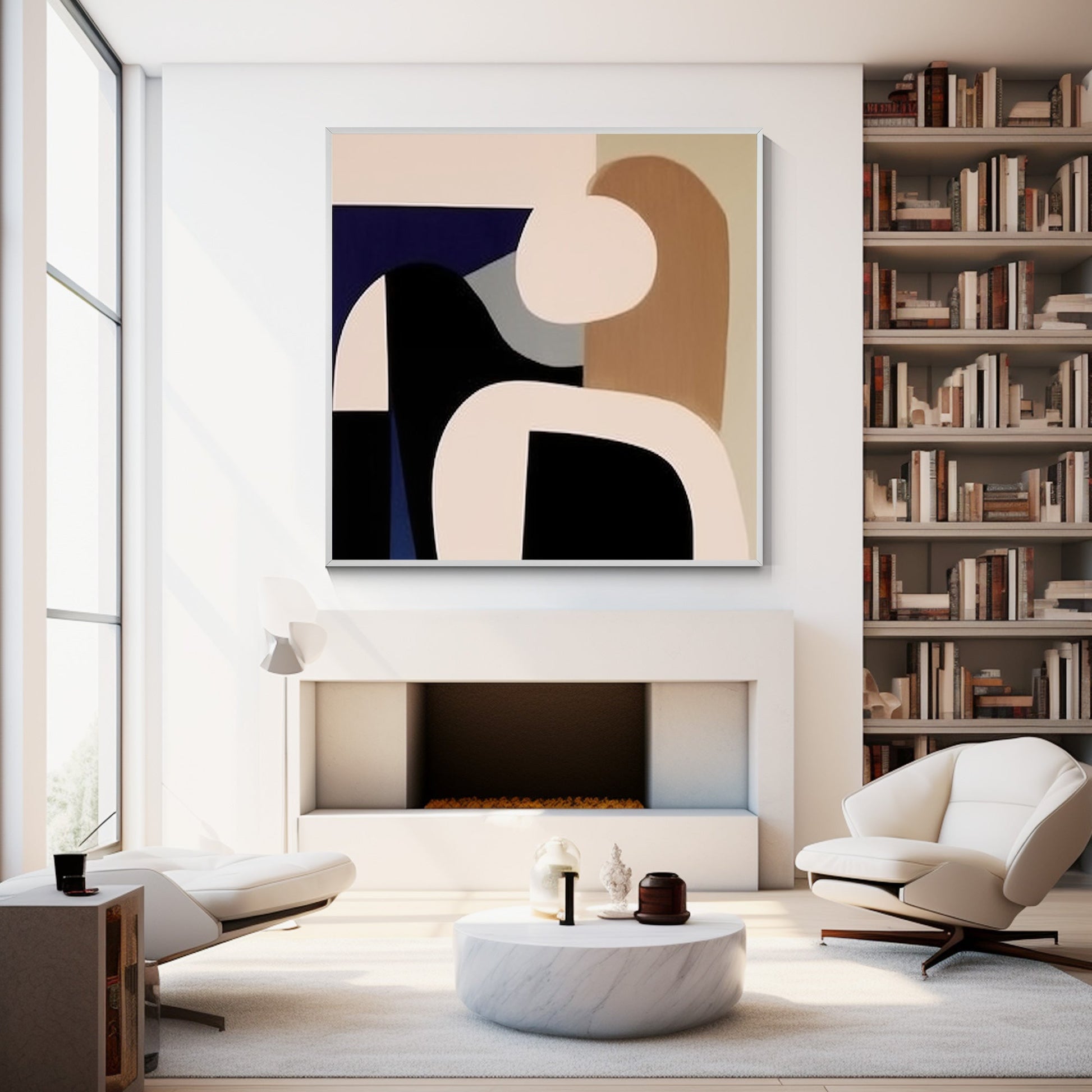 Abstract Geometric Painting