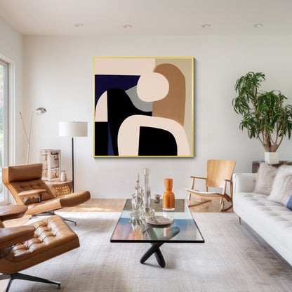 Abstract Geometric Painting