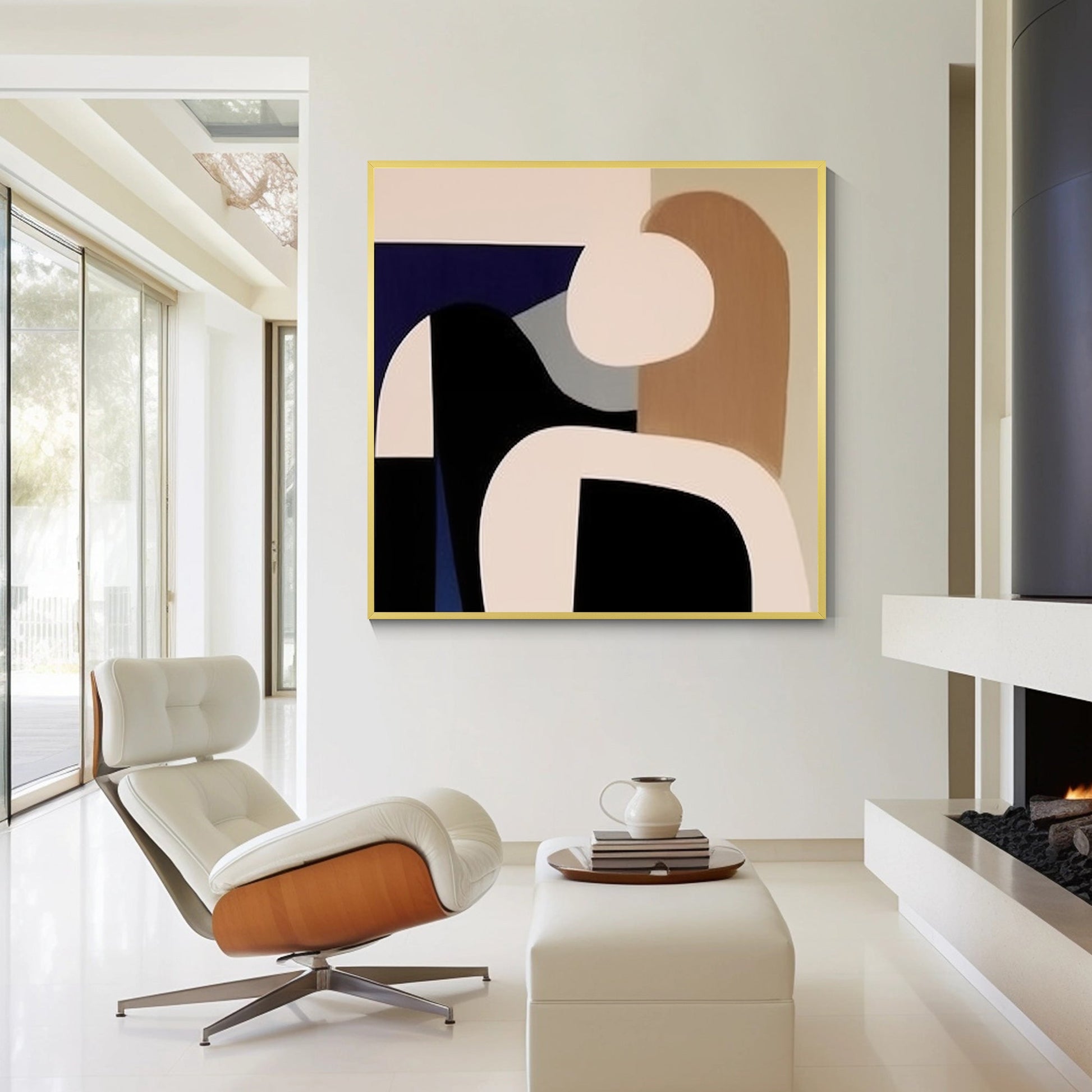 Abstract Geometric Painting