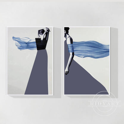 Abstract Girl wall art_10