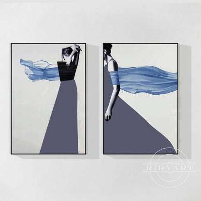 Abstract Girl wall art_10